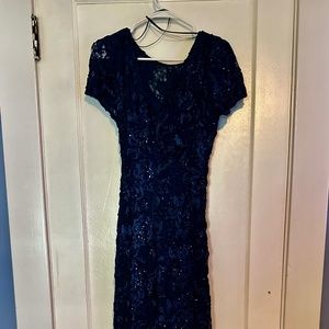 Blue Embelished Gown